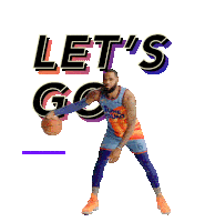 Lets Go Lebron James Sticker