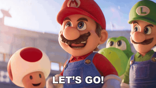 Let'S Go Mario GIF