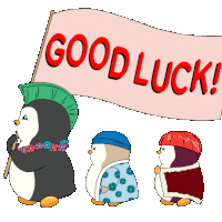 Lets Go Penguin Sticker