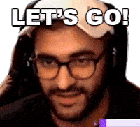 Lets Go Sain Sticker