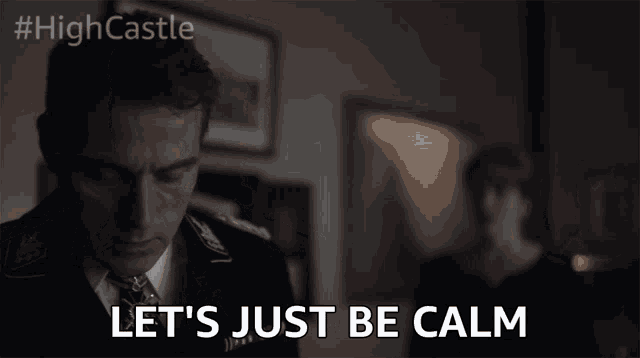 Lets Just Be Calm Chill Out GIF