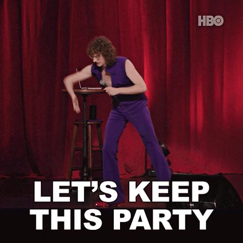 Let'S Keep This Party Going Chris Fleming GIF