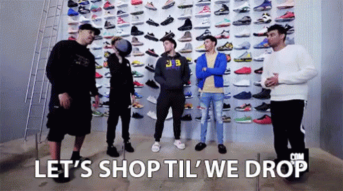 Let'S Shop 'Til We Drop GIF. This 498 x 278 animated GIF is part of our lavar ball never lose collection. Created by solecollector. View the original…