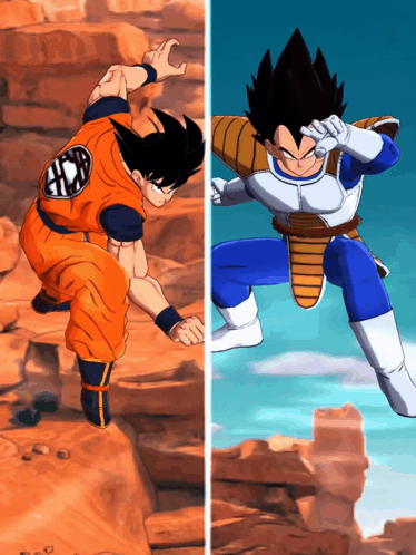 Lf Goku Lf Kaioken Goku GIF