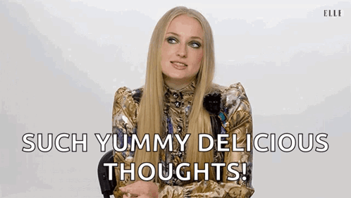 Lick Lips Sophie Turner GIF