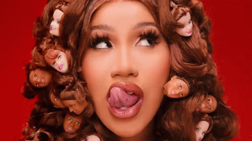 Licking My Lips Cardi B GIF