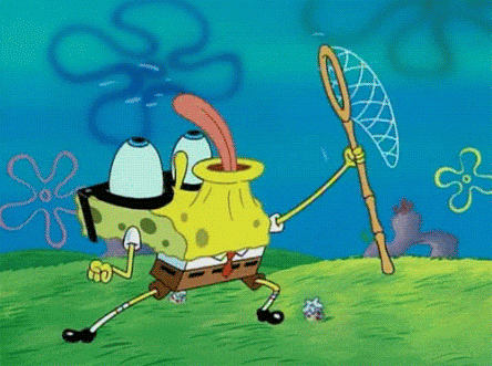 Licking Spongebob GIF