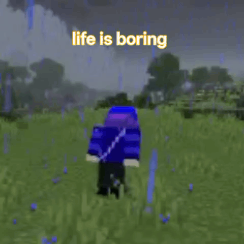 Life Is Boring Letter GIF