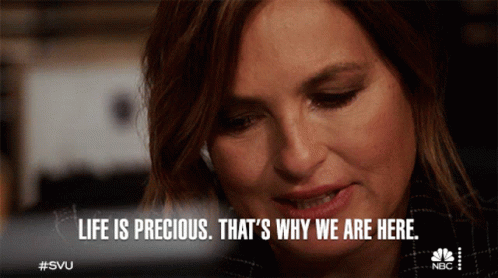 Life Is Precious Thats Why We Are Here Olivia Benson GIF. This 498 x 278 animated GIF is part of our too precious for this world collection. Created by…