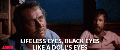 Lifeless Eyes Black Eyes GIF