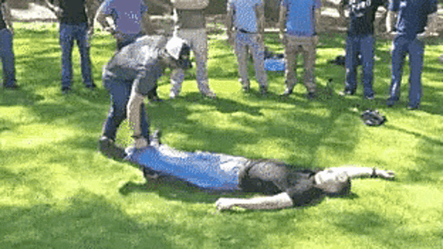 Lifting Sick Man GIF