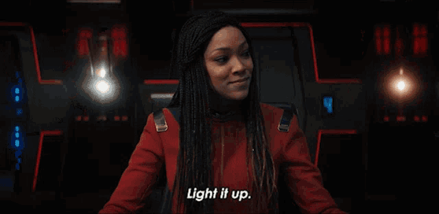 Light It Up Michael Burnham GIF