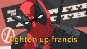 Lighten Up Ajax GIF. This 307 x 173 animated GIF is part of our lighten up francis collection. Created by Verfolgt. View the original animation, share it…