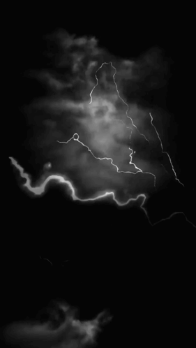 Lightning Strike Thunderstorm GIF