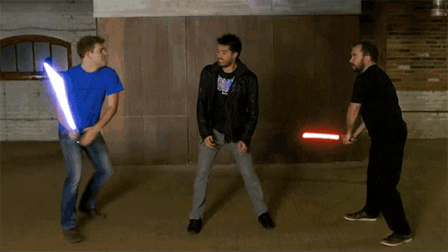 Lightsabers Corey Vidal GIF