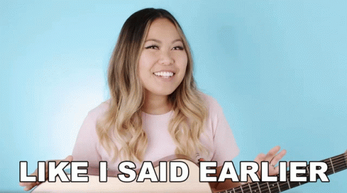 Like I Said Earlier Ellen Chang GIF. This 498 x 278 animated GIF is part of our i said what i said collection. Created by for3v3rfaithful. View the original…