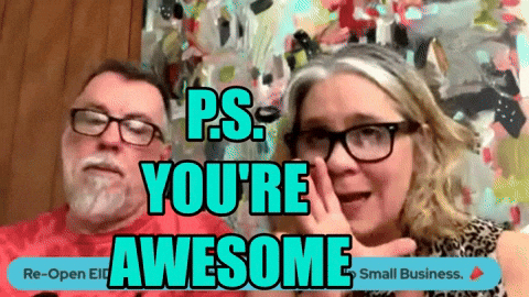 Linda Rey And Trevor You'Re Awesome GIF