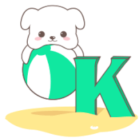 Line Sticker Dog Sticker Sticker
