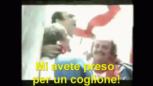 Lino Banfi Coglione GIF. This 498 x 280 animated GIF is part of our lino banfi collection. Created by lellollel. View the original animation, share it, or…