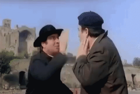 Lino Banfi Pelato Calvo Schiaffo Ceffone Buffo Picchiare Ti Picchio Ti Ammazzo Capelli Scemo GIF. This 480 x 324 animated GIF is part of our lino banfi…