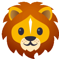 Lion Nature Sticker