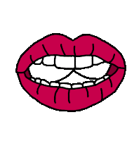 Lips Mouth Sticker