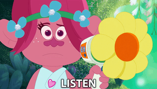 Listen Poppy GIF