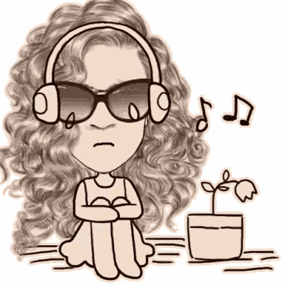 Listening Music Crying GIF