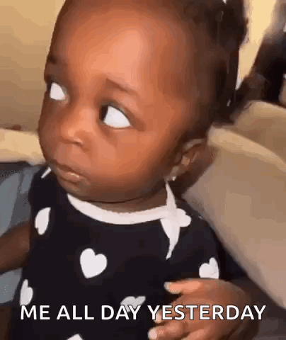 Little Black Girl Eyes Wide Can'T Stop Looking GIF