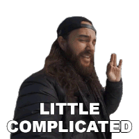 Little Complicated Ttthefineprinttt Sticker