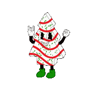 Little Debbie Merry Christmas Sticker