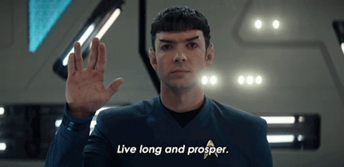 Live Long And Prosper Spock GIF