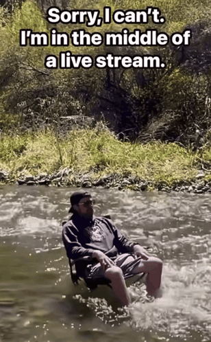 Live Stream Chilling GIF