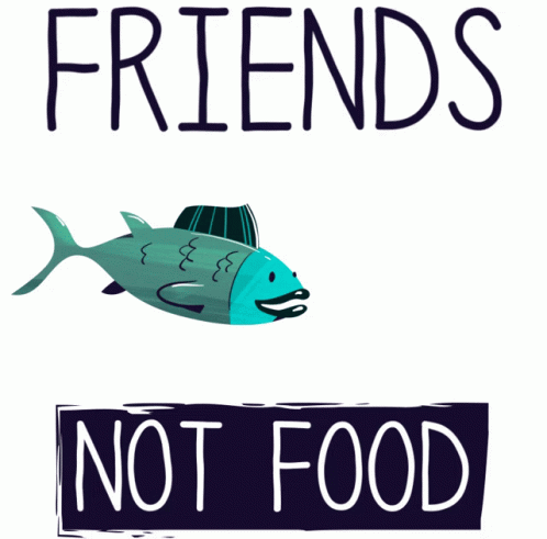 Livekindly Vexquisitstudio GIF. This 498 x 491 animated GIF is part of our fish are friends not food collection. Related themes include fish, fishing…