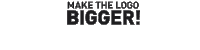 Logo Make The Logo Bigger Sticker