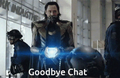 Loki Goodbye Chat GIF