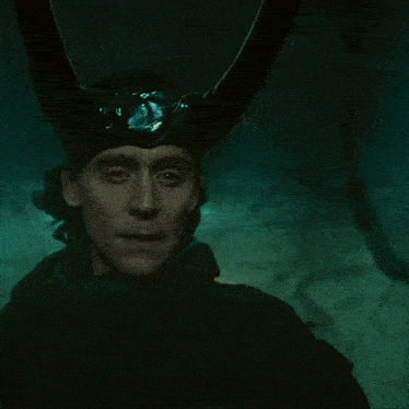 Loki Horns GIF