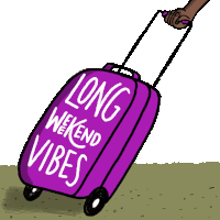 Long Weekend Vibes 3day Weekend Sticker