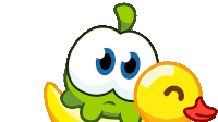 Looking At You Nibble Nom Sticker