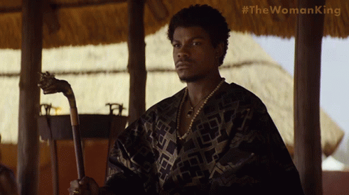 Looking Far Away King Ghezo GIF. This 498 x 278 animated GIF is part of our john boyega collection. Created by SonyPictures. View the original animation…
