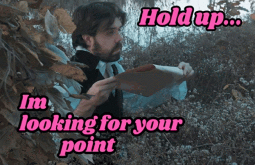 Looking For The Point Whats Your Point GIF