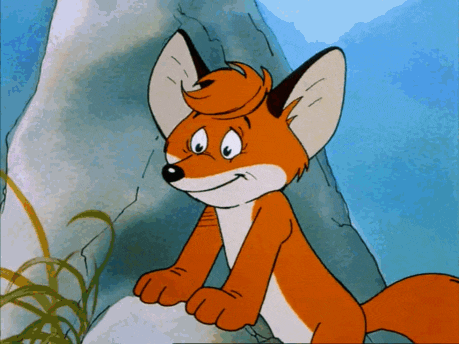 Looking Fox GIF
