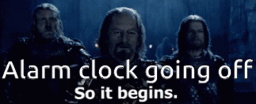 Lord Of The Rings Alarm GIF