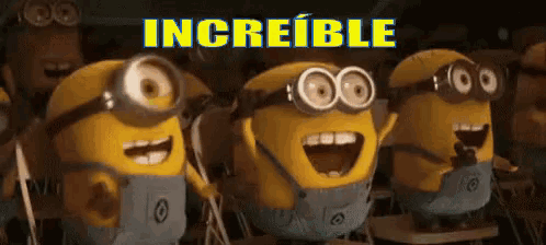 Los Minions Están Emocionados Porque Algo Es Increíble GIF