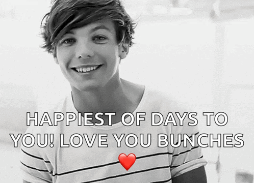 Louis Tomlinson Happy GIF. This 498 x 360 animated GIF is part of our one direction birthday collection. Related themes include cute, happy, smile. Created…