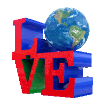 Love Earth Sticker
