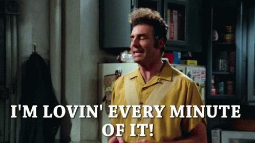Love Happy GIF. This 498 x 280 animated GIF is part of our kramer im out collection. Related themes include excited, freedom, happy. Created by…