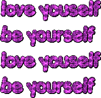 Love You Lots Be Yourself Sticker