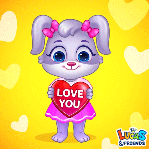 Love You Red Heart GIF
