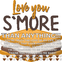 Love You Smore Summer Fun Sticker